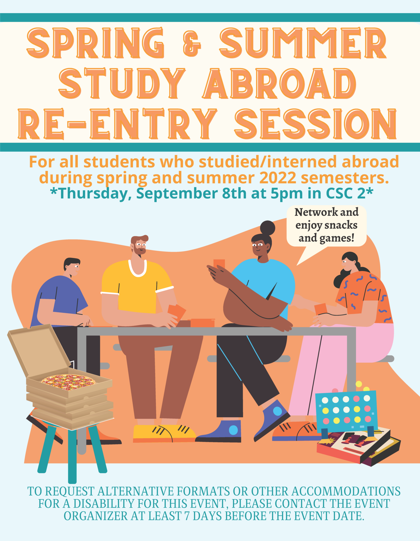 Study Abroad ReEntry Session Mercer Events