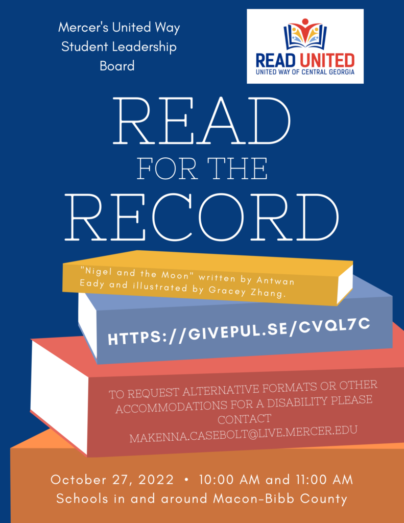 Read for the Record Mercer Events