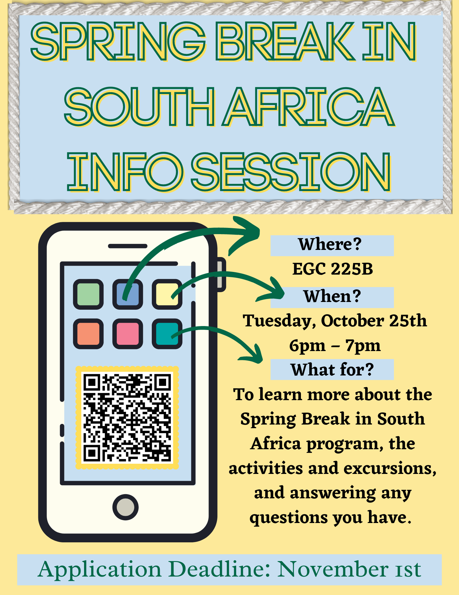 Spring Break in South Africa Information Session Mercer Events