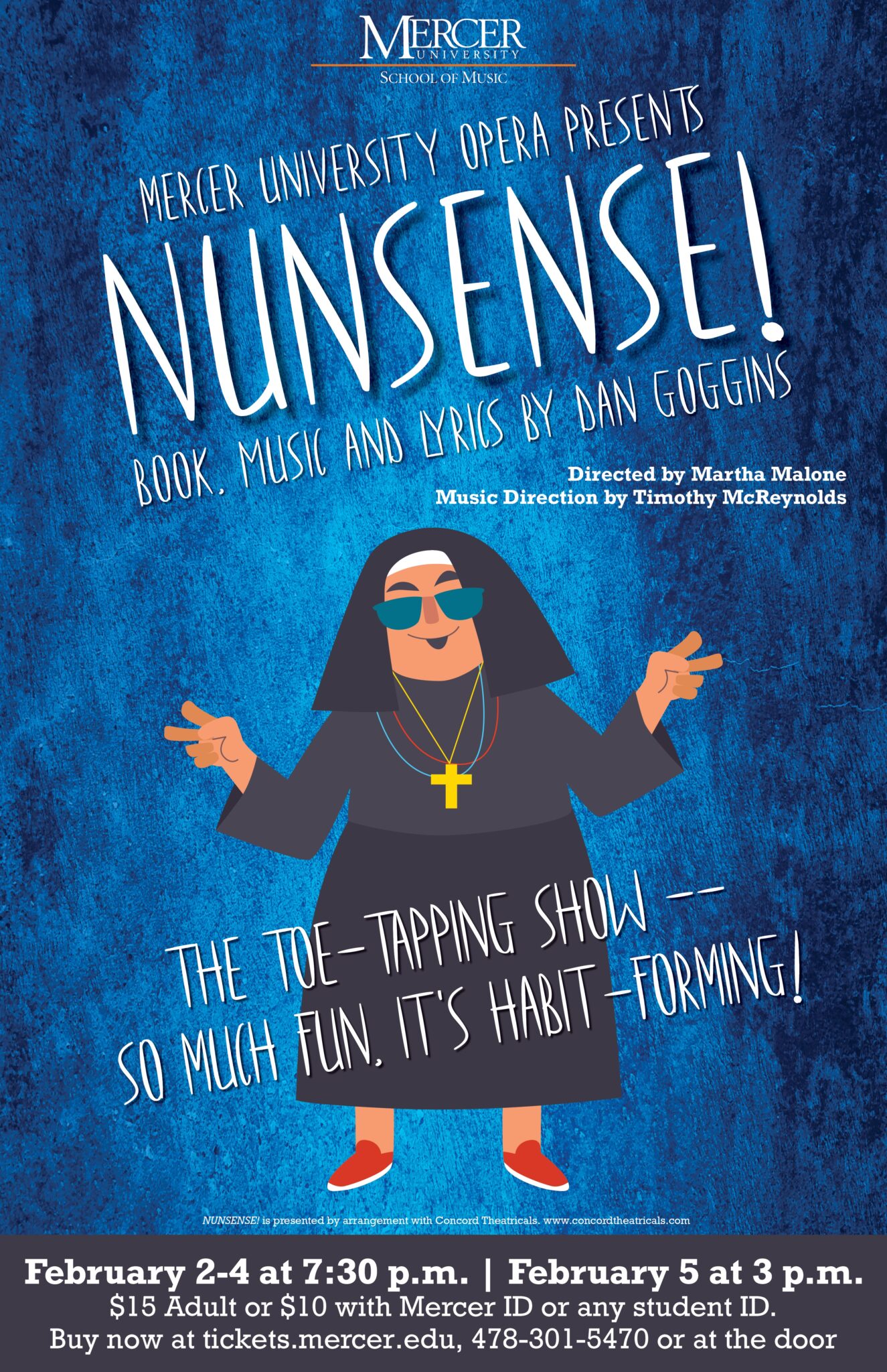 poster for nunsense