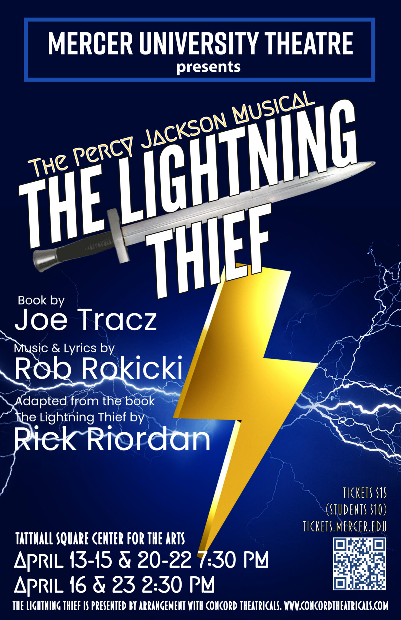 The Lightning Thief: The Percy Jackson Musical | Mercer Events