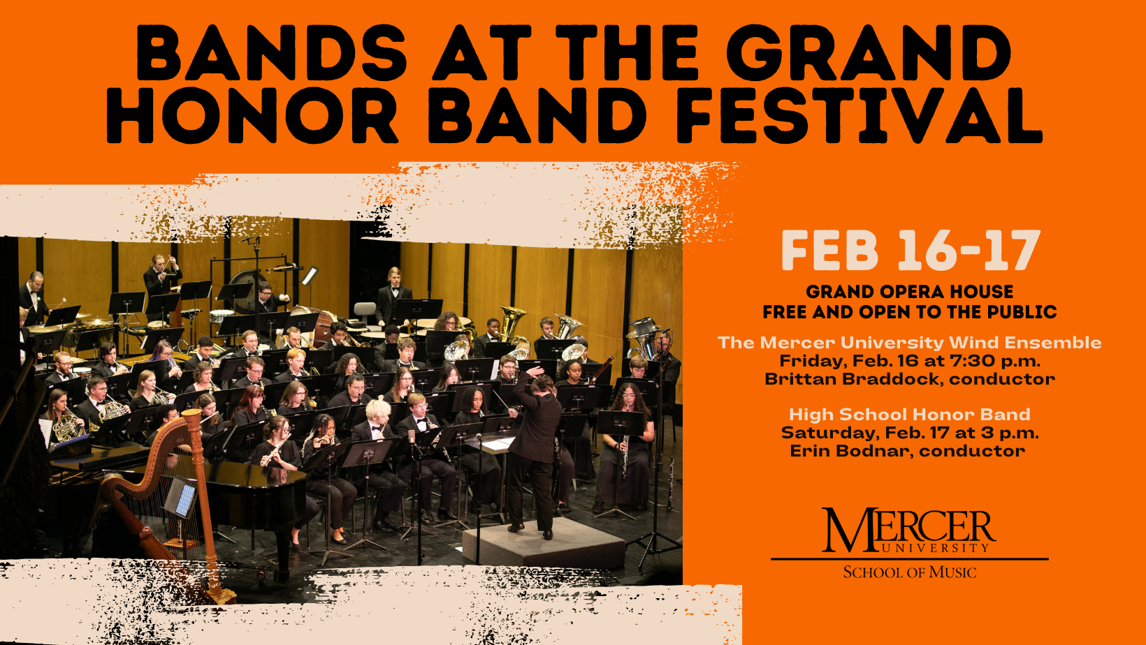 Bands at The Grand Honor Band Festival