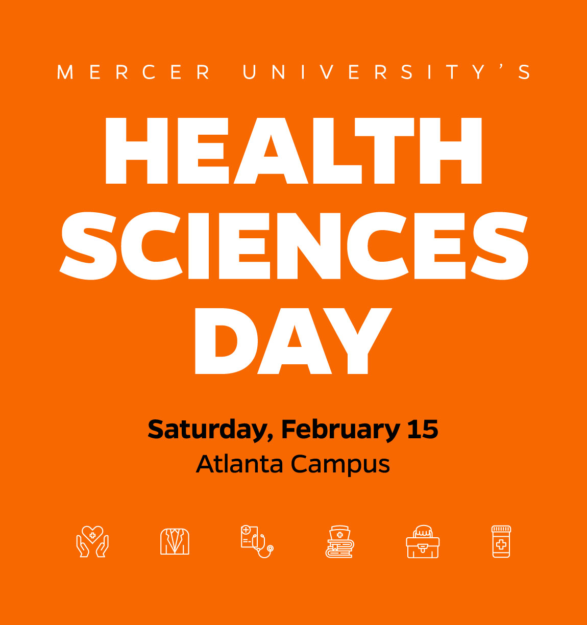 Promotional graphic for Health Sciences Day.