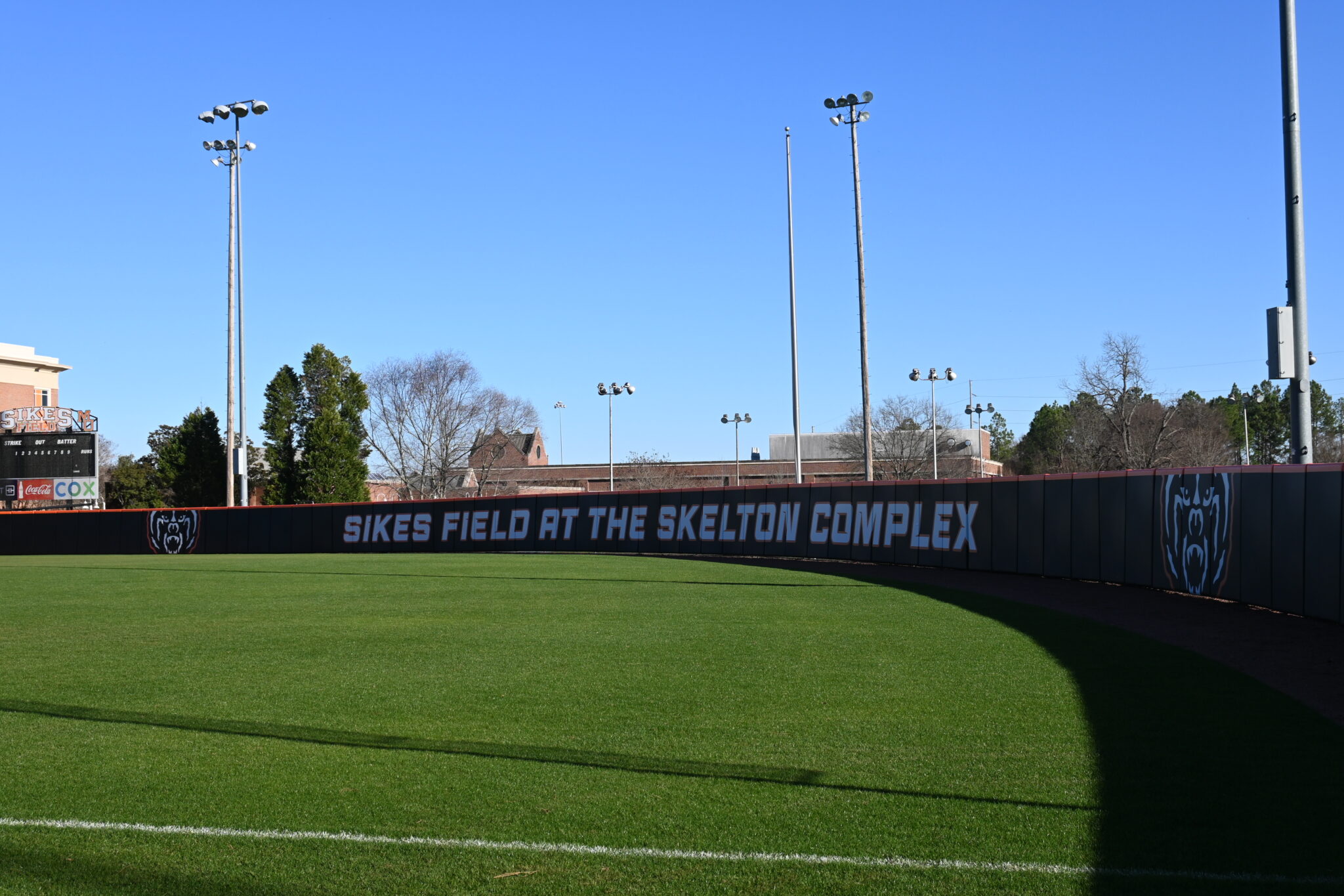 Outfield at Sikes Field