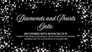 Promotional poster for Diamonds and Pearls Gala.