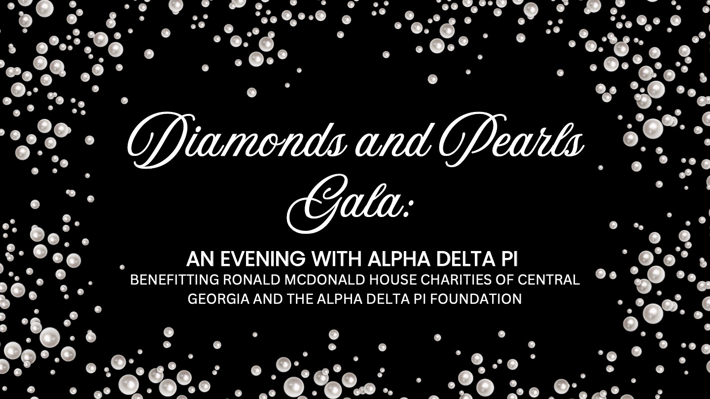 Promotional poster for Diamonds and Pearls Gala.