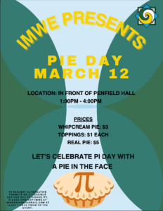 Promotional poster promoting Pie Day.