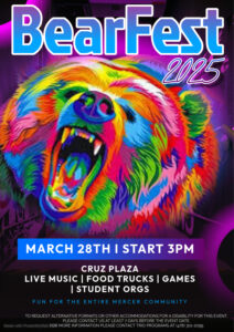 Promotional flyer for BearFest.