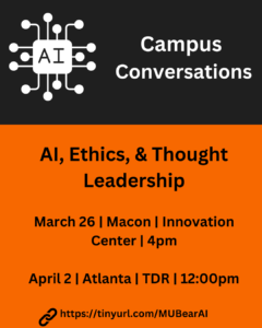 Promotional graphic for Campus Conversations event.