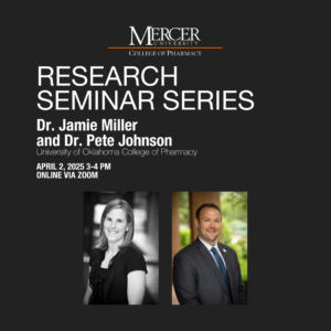 Promotional poster for Research Seminar Series.