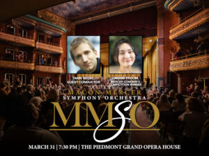 Promotional poster for the Macon-Mercer Symphony Orchestra.