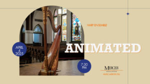 Promotional graphic for Harp Ensemble: Animated.