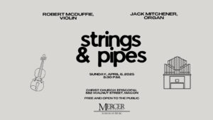 Promotional image for Strings and Pipes.