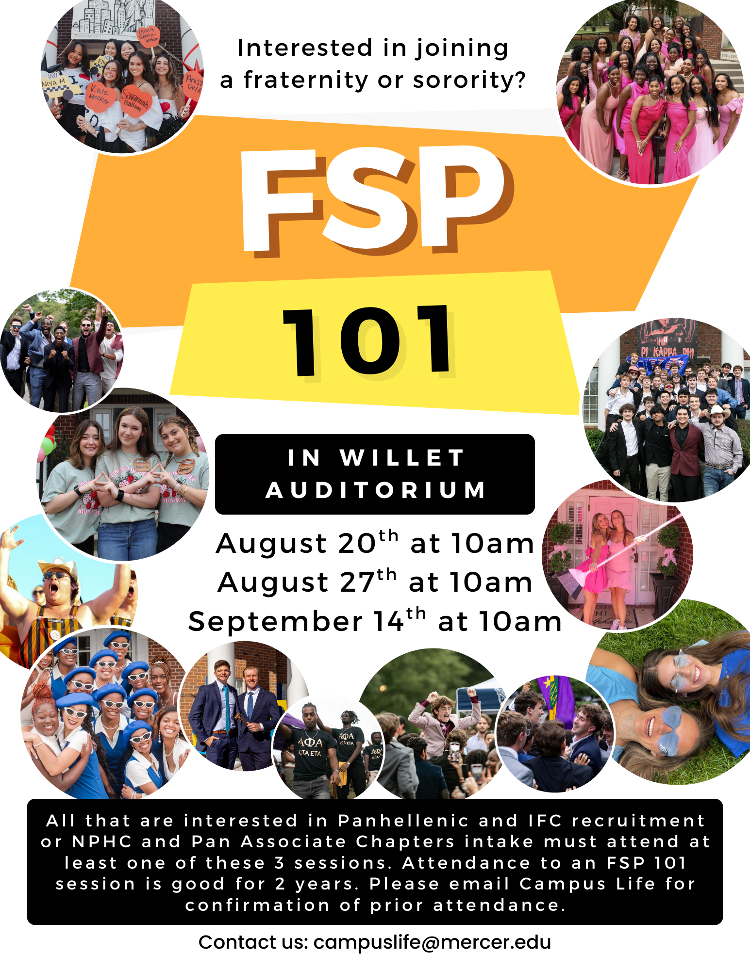 FSP 101 flyer.