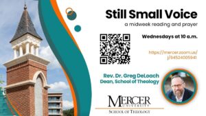 Promotional graphic for Still Small Voice