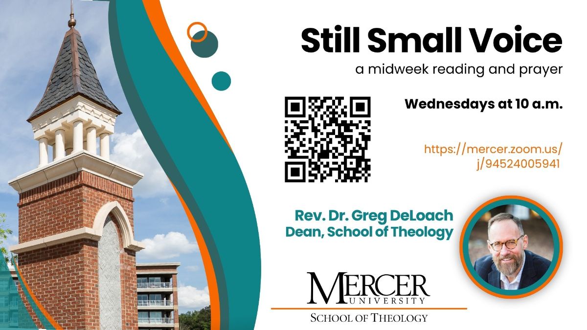 Promotional graphic for Still Small Voice