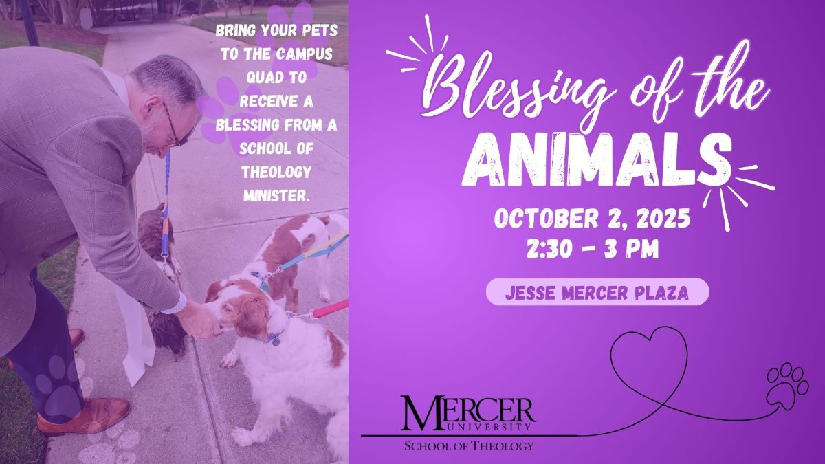 Promotional poster for Blessing of the Animals.
