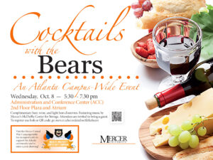 Promotional graphic for Cocktails with the Bears