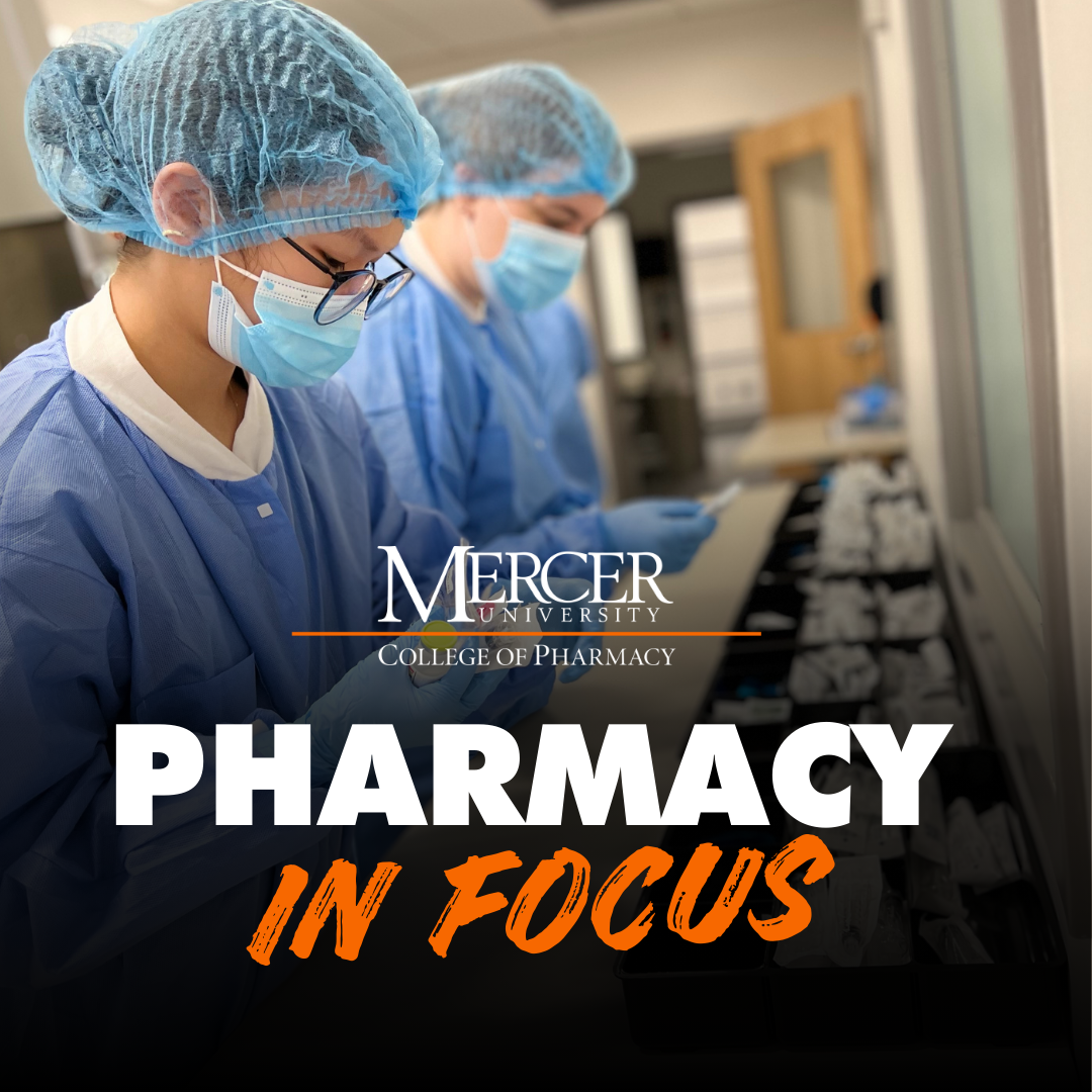 Promotional graphic for Pharmacy in Focus.