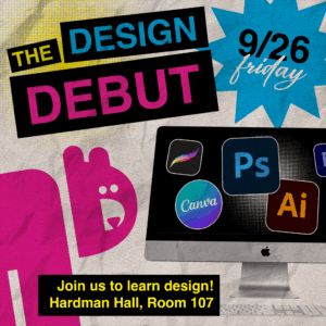 Promotional graphic for The Design Debut.