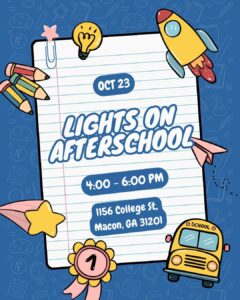 Promotional poster for Lights On Afterschool