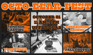 Promotional poster for Octo-Bear-Fest.