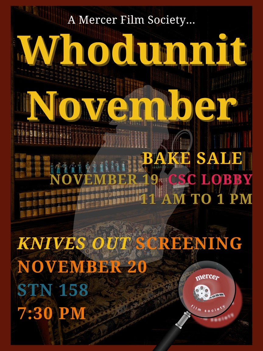 Promotional flyer for Whodunnit November