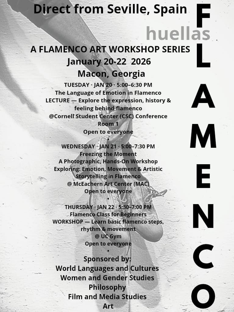 Promotional poster for Flamenco Workshop