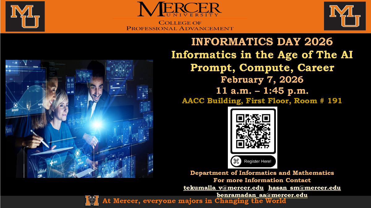 Promotional flyer for Informatics Day 2026.