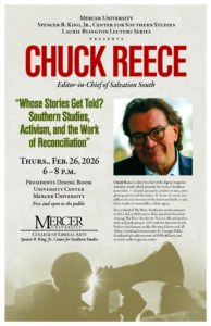 Promotional poster for Byington Lecture.