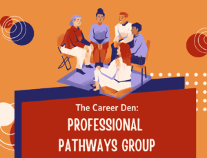 Promotional graphic for The Career Den.