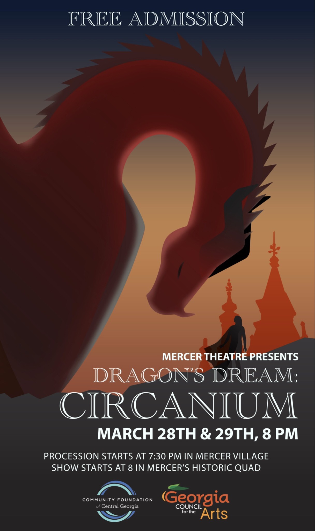 Promotional flyer for Dragon's Dream: Circanium.