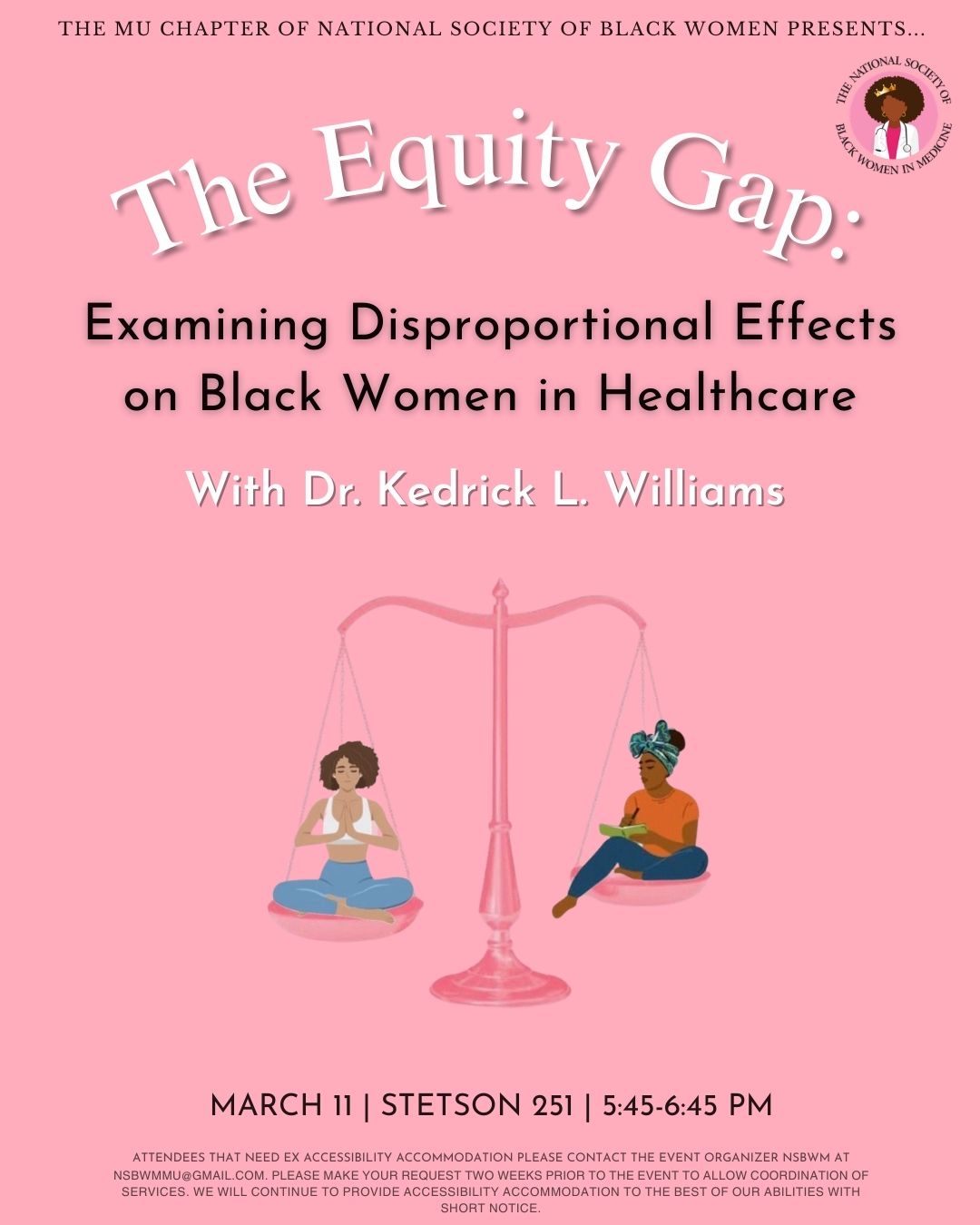 Promotional flyer for The Equity Gap.