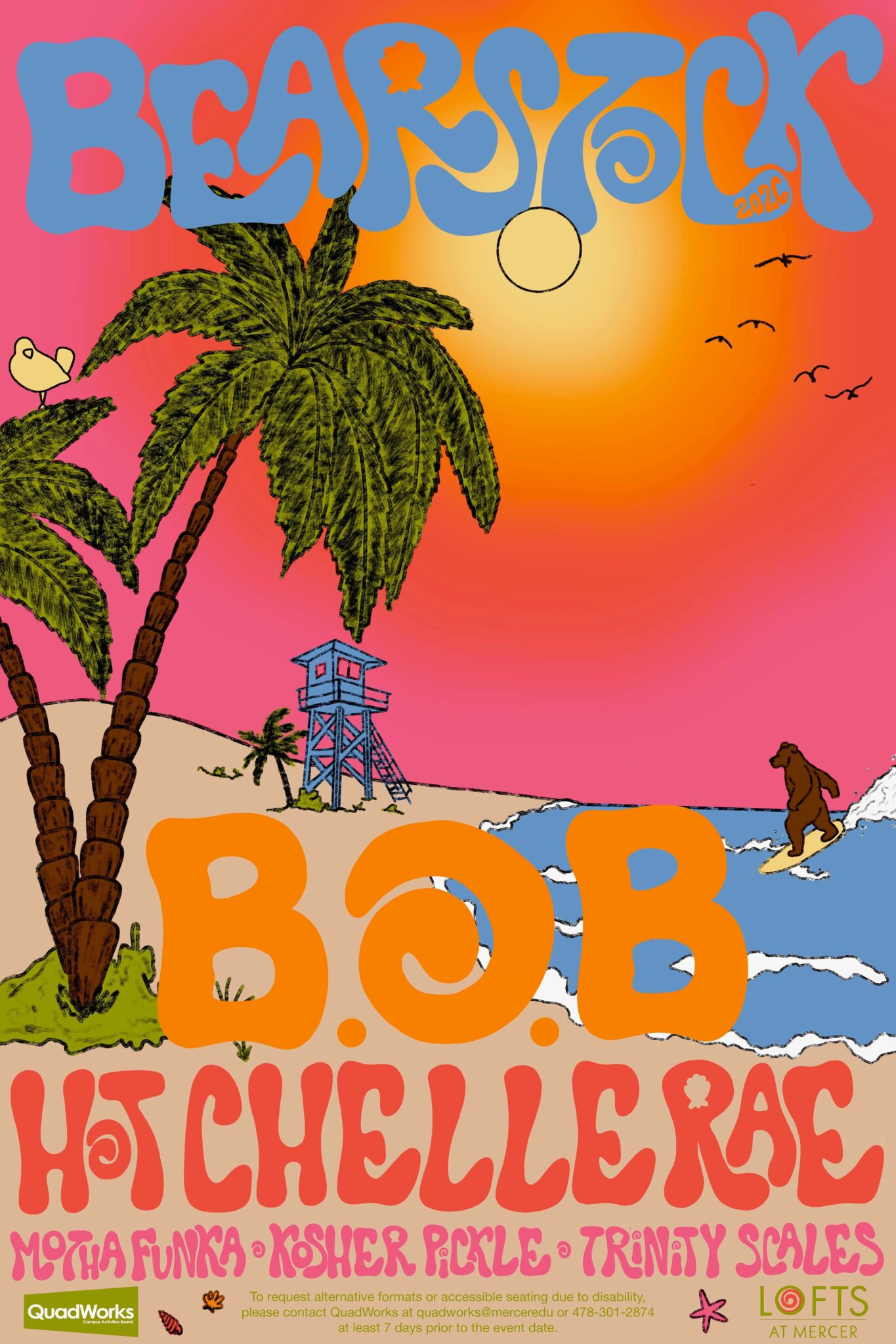 Promotional flyer for Bearstock.