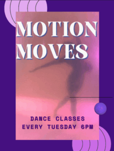 Promotional poster for Motion Moves.
