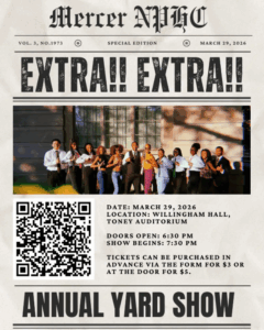 Promotional flyer for annual yard show.