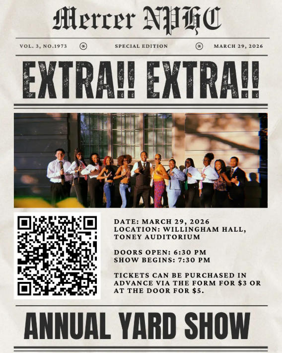 Promotional flyer for annual yard show.