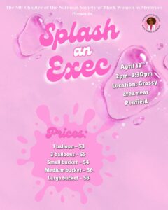 Promotional flyer for Splash and Exec.