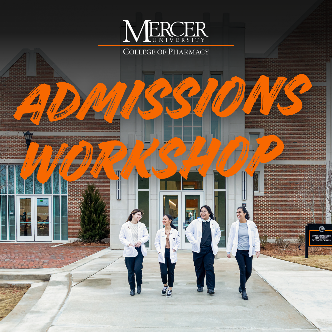 Admissions workshop promotional graphic