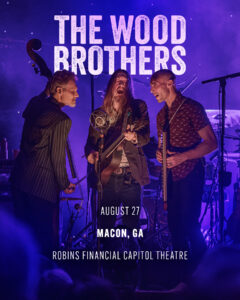 Promotional graphic for The Wood Brothers.
