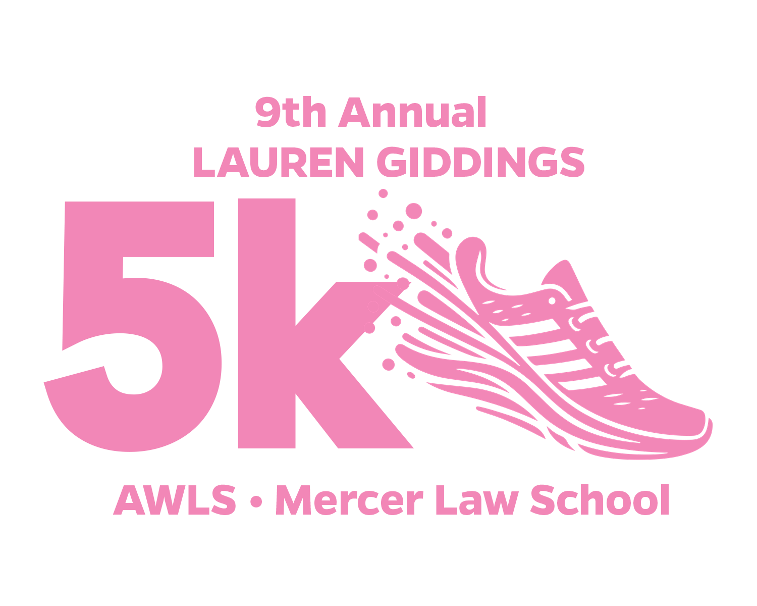 Promotional graphic for the 9th annual Lauren Giddings 5K.