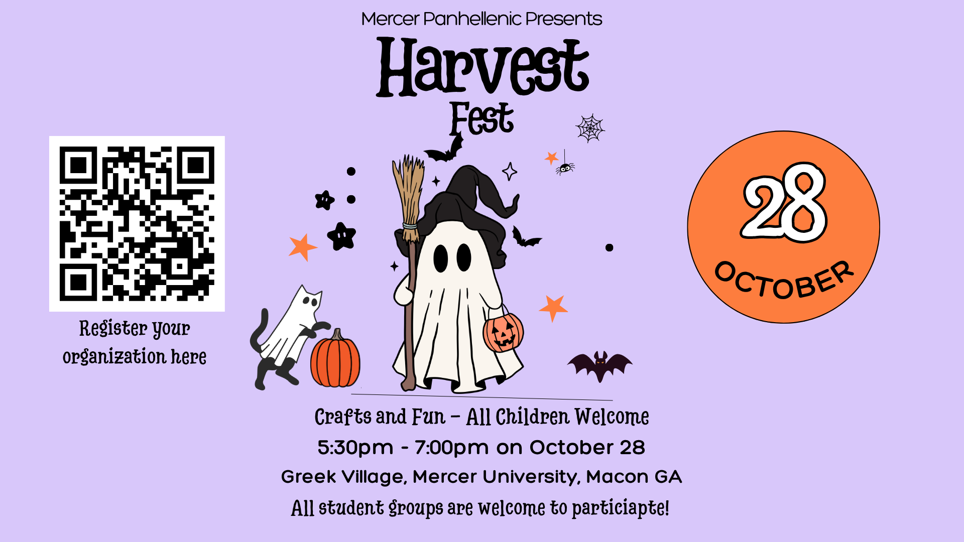 Promotional graphic for Harvest Fest.