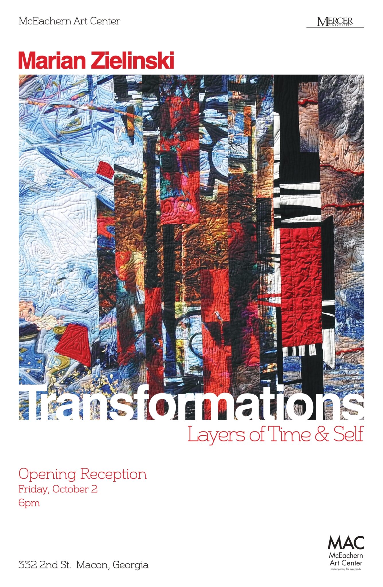 Promotional poster for Transformations: Layers of Time and Self