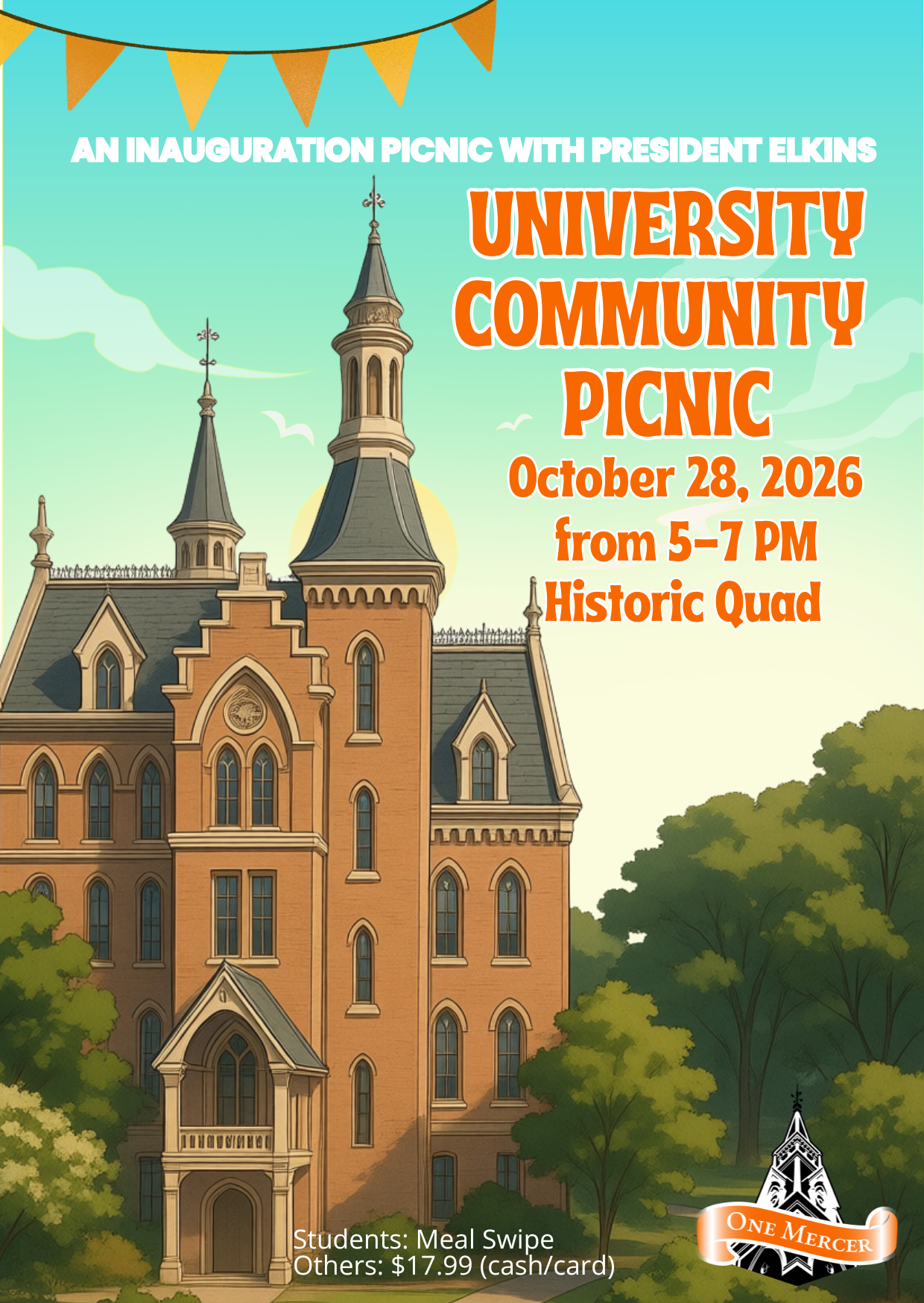 Promotional graphic for University Community Picnic.